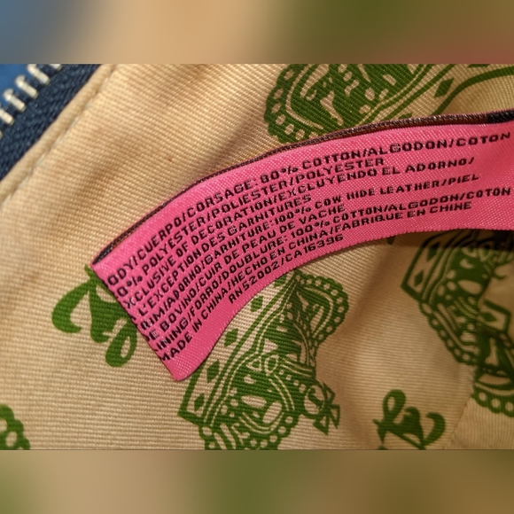 SOLD - Juicy Couture Velour Leather Baguette Bag Vintage 2000s Authentic - Picture 9 of 9